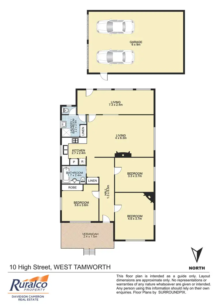 Floorplan of Homely house listing, 10 High Street, Tamworth NSW 2340