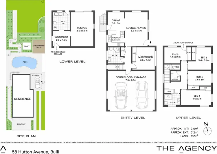 Floorplan of Homely house listing, 58 Hutton Avenue, Bulli NSW 2516