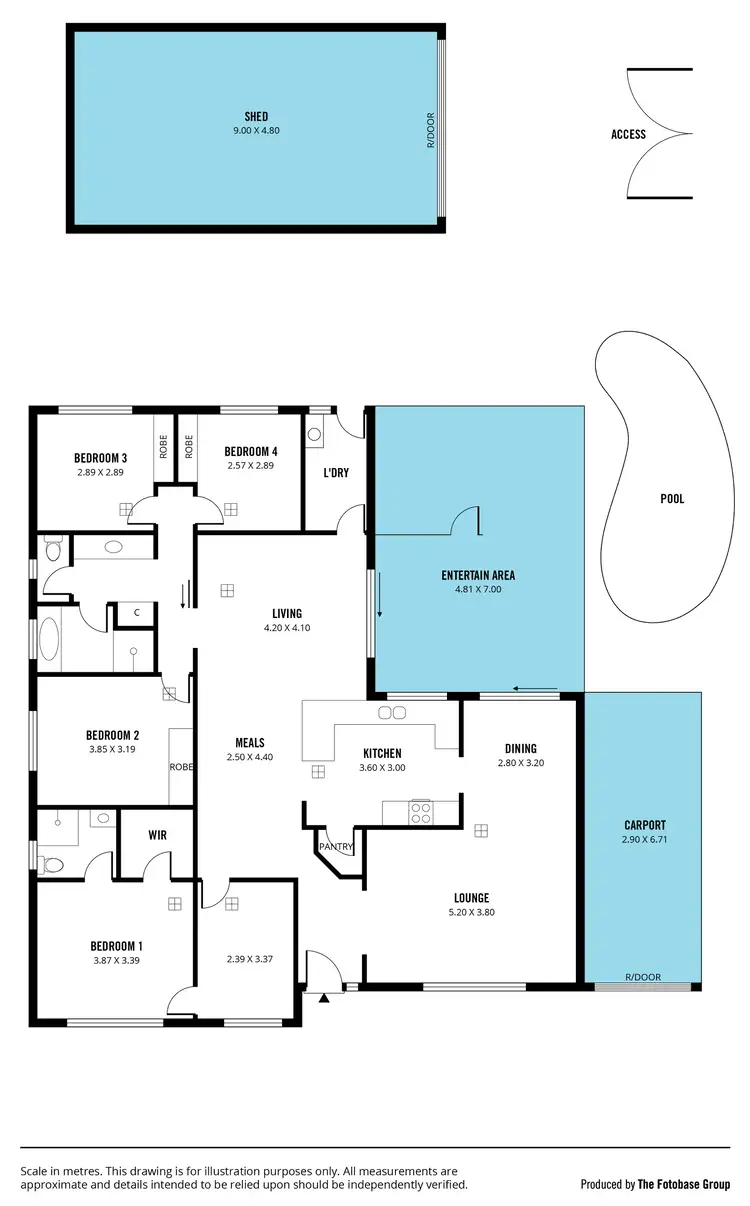 Floorplan of Homely house listing, 33 Epsilon Close, Woodcroft SA 5162