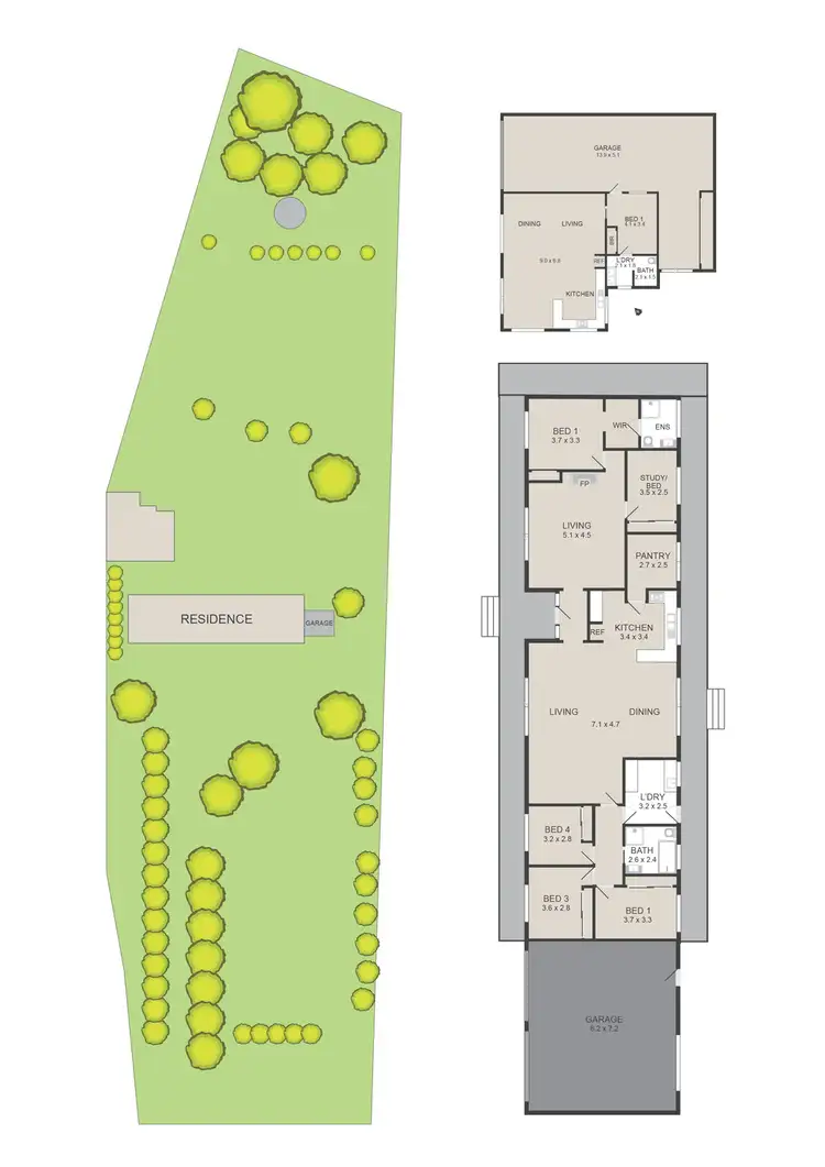 Floorplan of Homely house listing, 170 Yea Road, Whittlesea VIC 3757