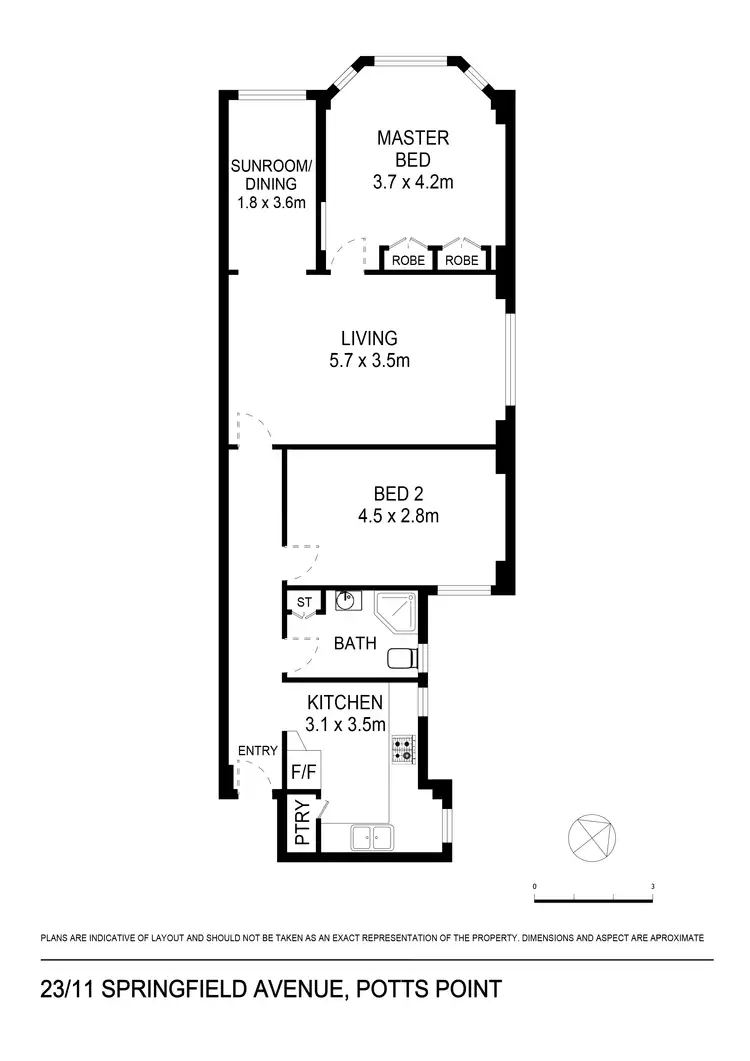 Floorplan of Homely apartment listing, 23/11 Springfield Avenue, Potts Point NSW 2011