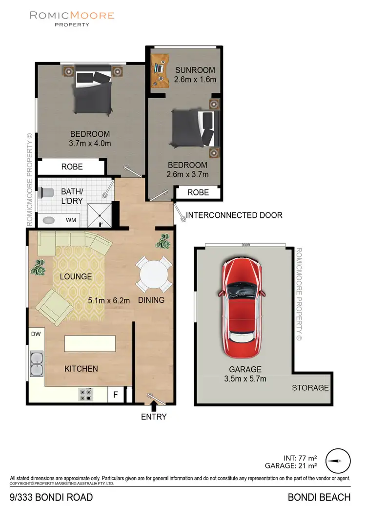Floorplan of Homely apartment listing, 9/333 Bondi Road, Bondi NSW 2026