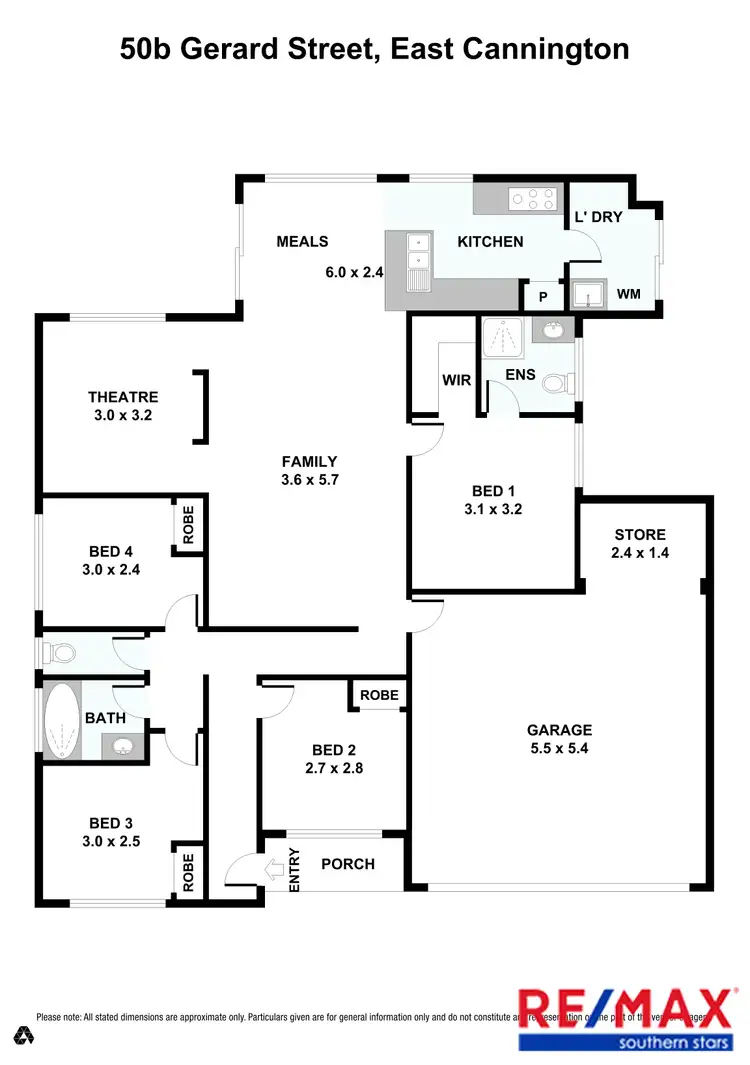 Floorplan of Homely house listing, 50b Gerard Street, East Cannington WA 6107