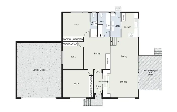 Floorplan of Homely house listing, 24 Julius Street, Pearce ACT 2607
