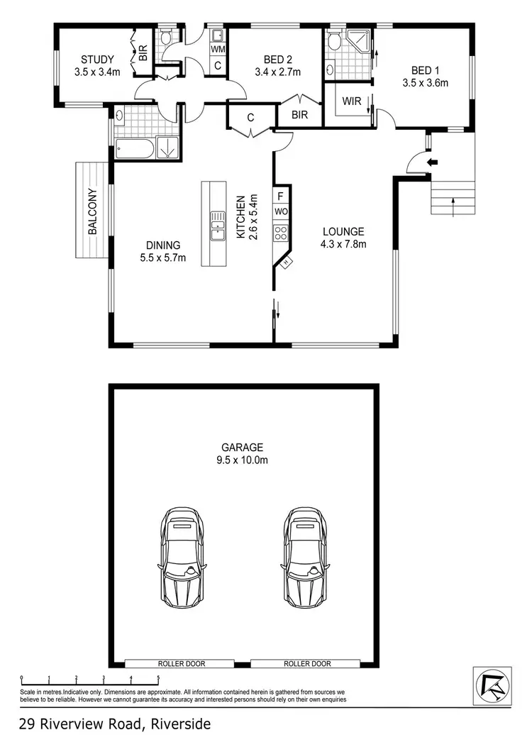 Floorplan of Homely house listing, 29 Riverview Road, Riverside TAS 7250
