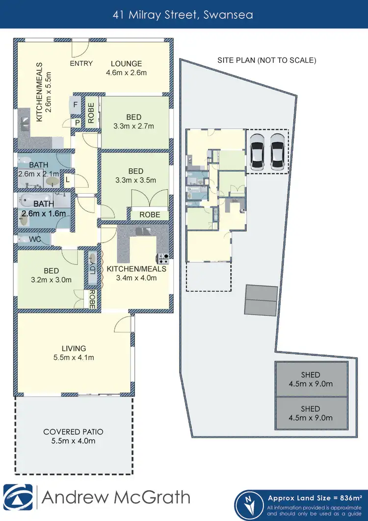 Floorplan of Homely house listing, 41 Milray Street, Swansea NSW 2281