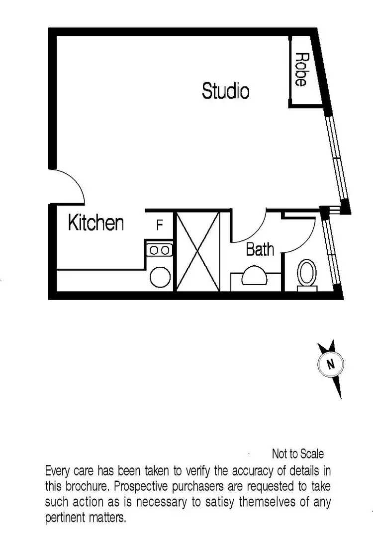 Floorplan of Homely apartment listing, 112/25 Hotham Street, East Melbourne VIC 3002