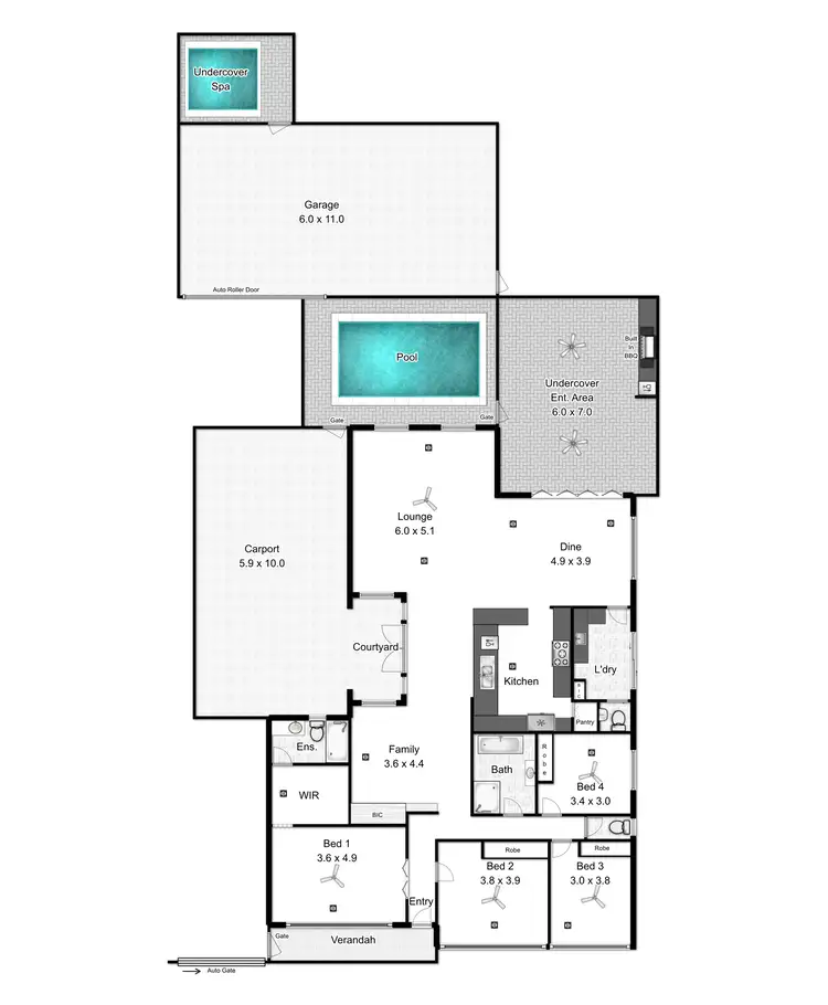 Floorplan of Homely house listing, 7 Lanark Avenue, Paradise SA 5075