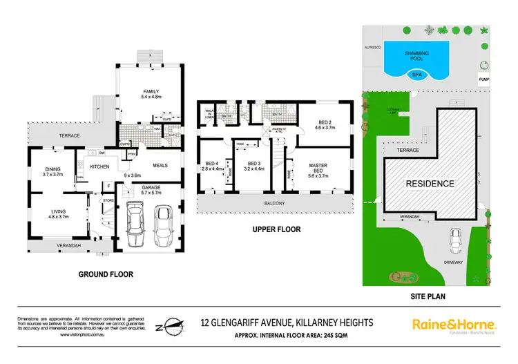 Floorplan of Homely house listing, 12 Glengariff Avenue, Killarney Heights NSW 2087