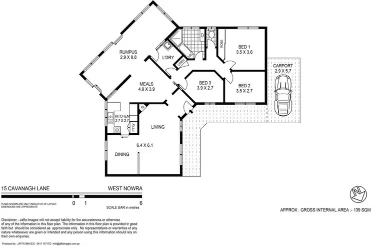 Floorplan of Homely house listing, 15 Cavanagh Lane, West Nowra NSW 2541