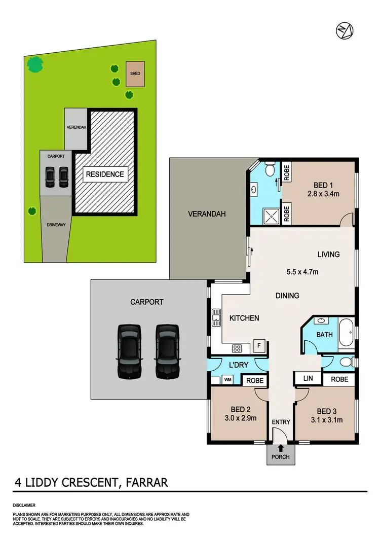 Floorplan of Homely house listing, 4 Liddy Crescent, Farrar NT 830