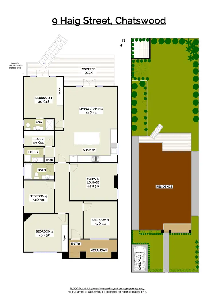 Floorplan of Homely house listing, 9 Haig Street, Chatswood NSW 2067