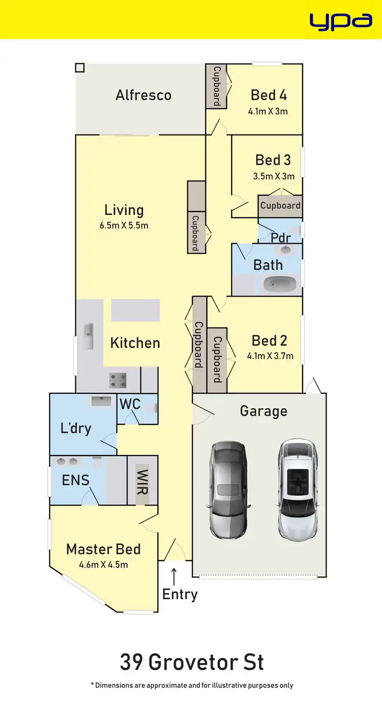 Floorplan of Homely house listing, 39 Groveton Street, Craigieburn VIC 3064