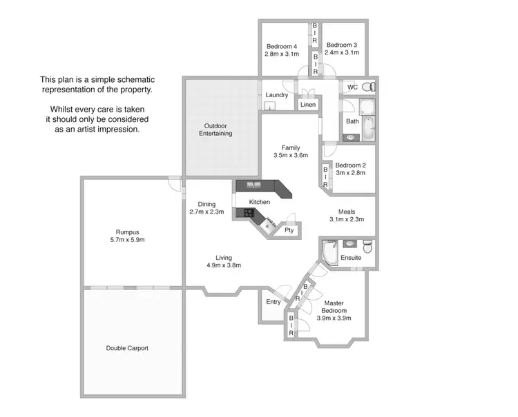 Floorplan of Homely house listing, 16 Collingrove Place, Forest Lake QLD 4078