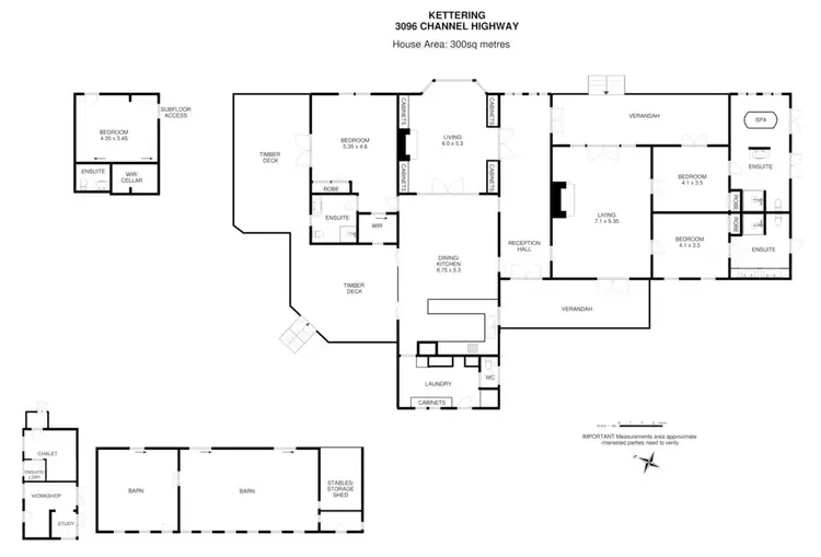 Floorplan of Homely house listing, 3096 Channel Highway, Kettering TAS 7155