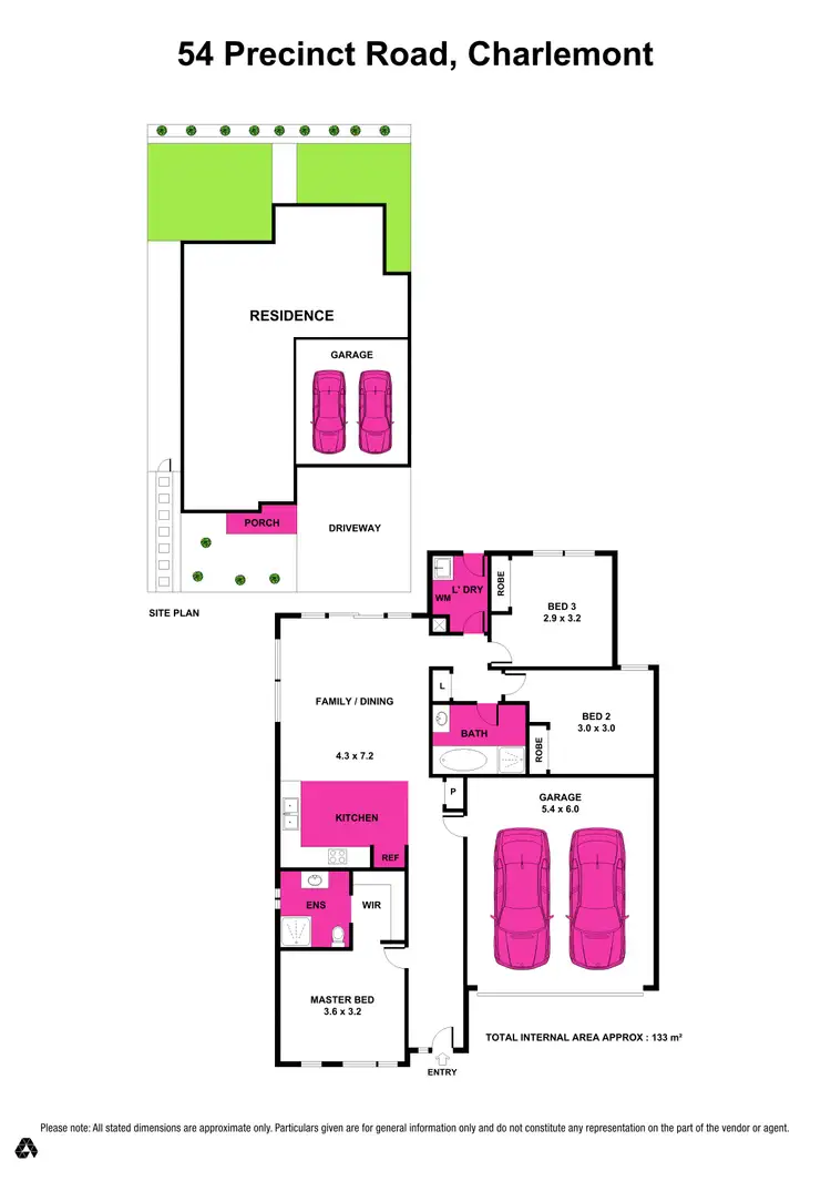 Floorplan of Homely house listing, 54 Precinct Road, Charlemont VIC 3217