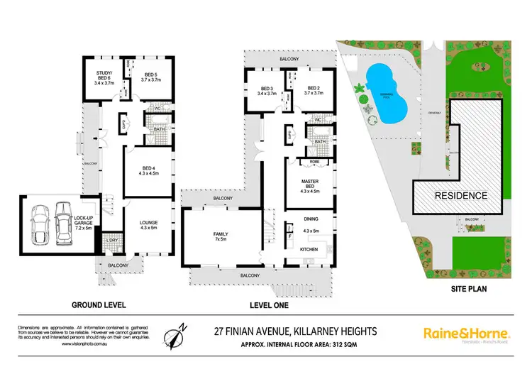 Floorplan of Homely house listing, 27 Finian Avenue, Killarney Heights NSW 2087