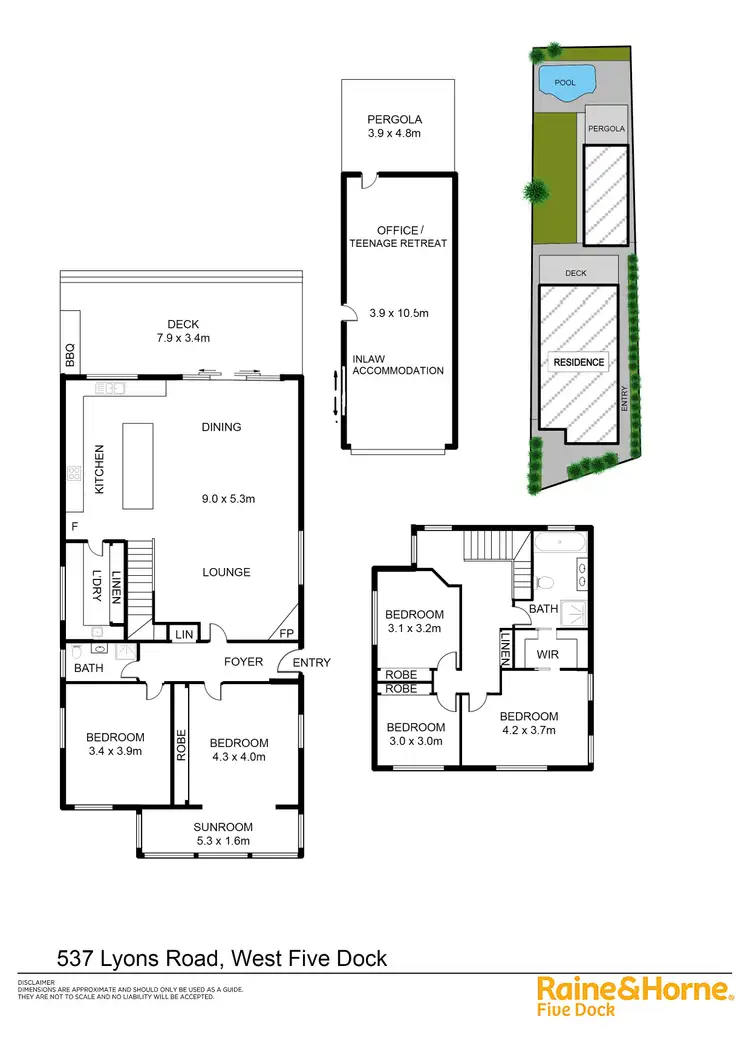 Floorplan of Homely house listing, 537 LYONS ROAD WEST, Five Dock NSW 2046