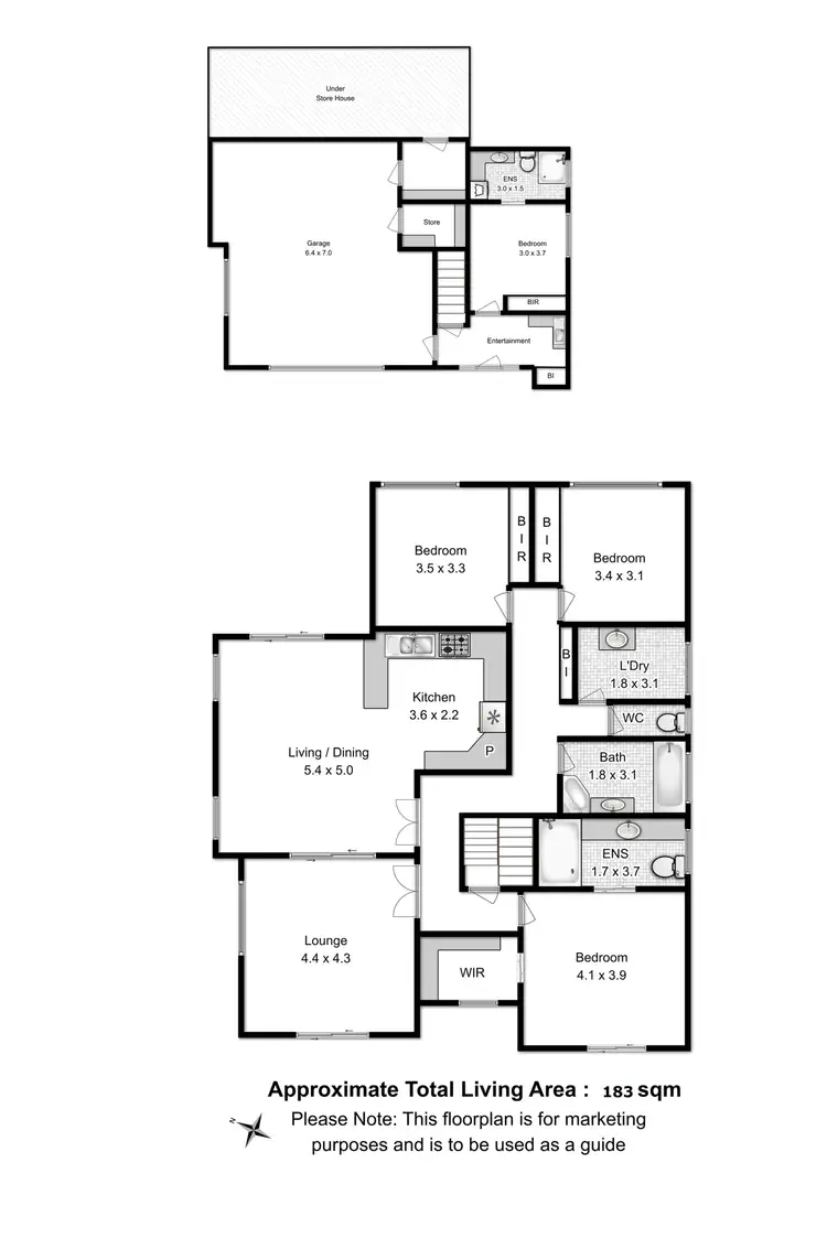 Floorplan of Homely house listing, 1 Heron Court, Granton TAS 7030