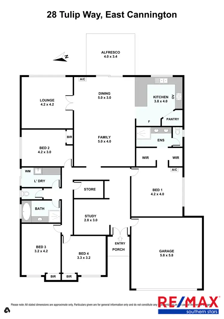Floorplan of Homely house listing, 28 Tulip Way, East Cannington WA 6107