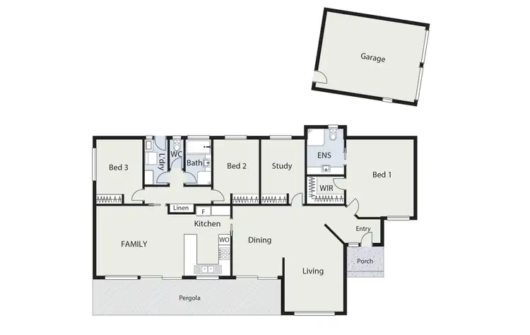 Floorplan of Homely house listing, 10 Reddall Close, Isaacs ACT 2607