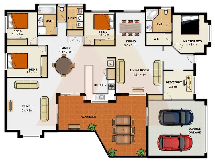 Floorplan of Homely house listing, 24 Daintree Drive, Parkinson QLD 4115