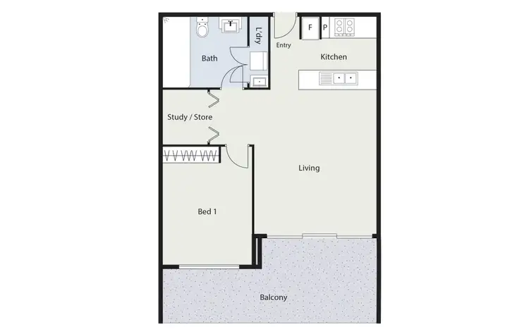 Floorplan of Homely apartment listing, 57/40 Philip Hodgins Street, Wright ACT 2611