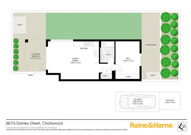 Floorplan of Homely apartment listing, 38/75 Stanley Street, Chatswood NSW 2067