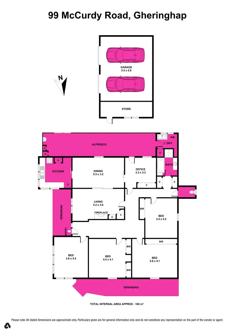 Floorplan of Homely house listing, 99 McCurdy Road, Gheringhap VIC 3331
