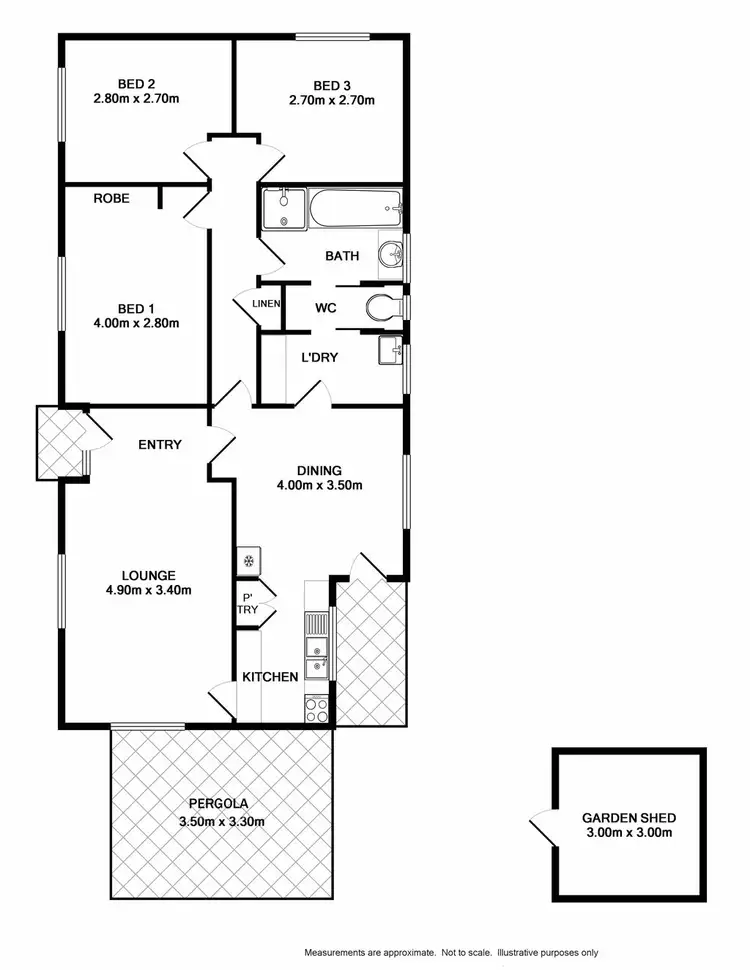 Floorplan of Homely house listing, 146 Melrose Drive, Wodonga VIC 3690