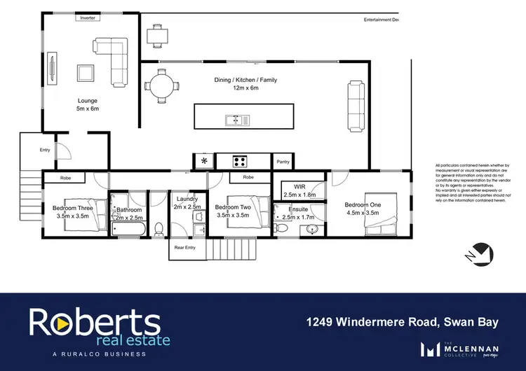 Floorplan of Homely house listing, 1249 Windermere Road, Swan Bay TAS 7252