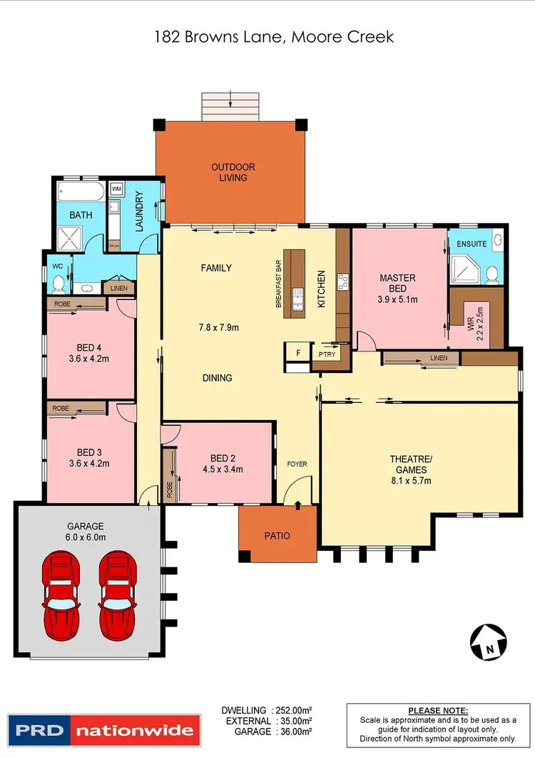 Floorplan of Homely house listing, 182 Browns Lane, Tamworth NSW 2340