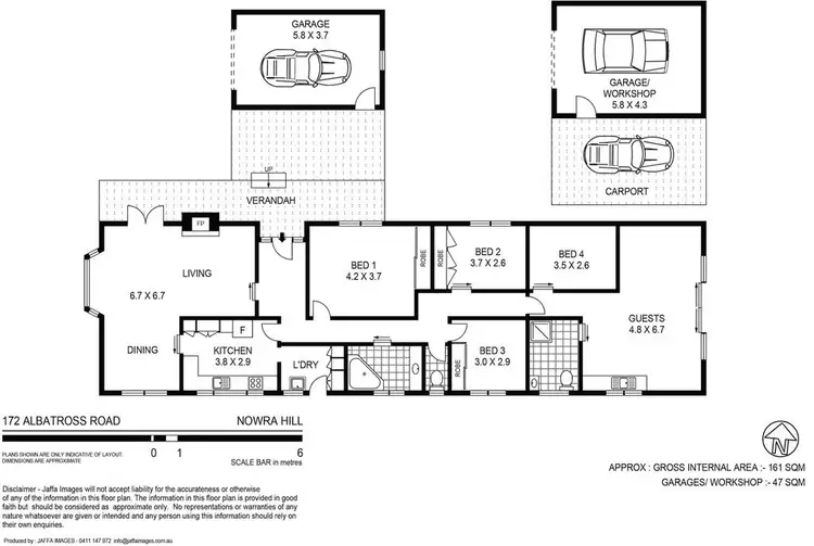 Floorplan of Homely house listing, 172 Albatross Road, Nowra Hill NSW 2540