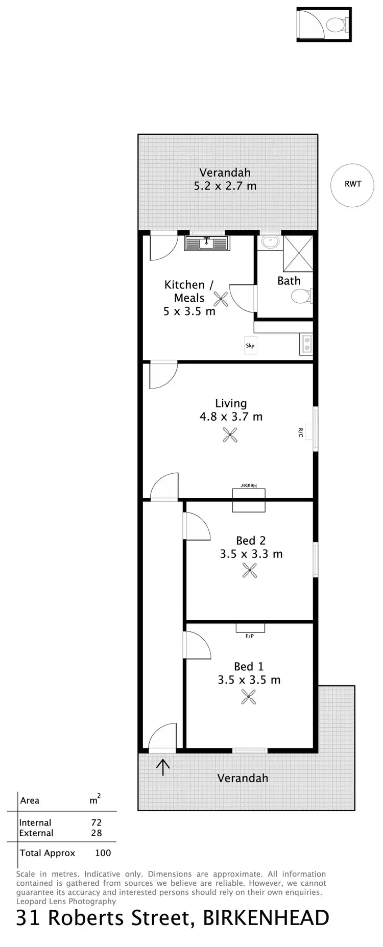 Floorplan of Homely house listing, 31 Roberts Street, Birkenhead SA 5015