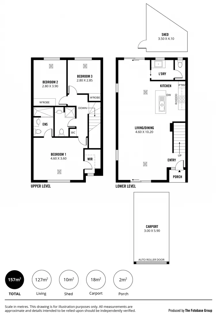 Floorplan of Homely townhouse listing, 13/14 Jacob Street, Marion SA 5043