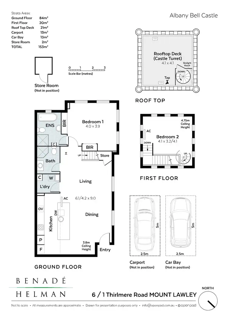 Floorplan of Homely apartment listing, 6/1 Thirlmere Road, Mount Lawley WA 6050