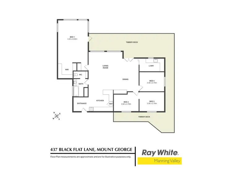 Floorplan of Homely rural property listing, 437 Black Flat Lane, Mt George VIA, Wingham NSW 2429