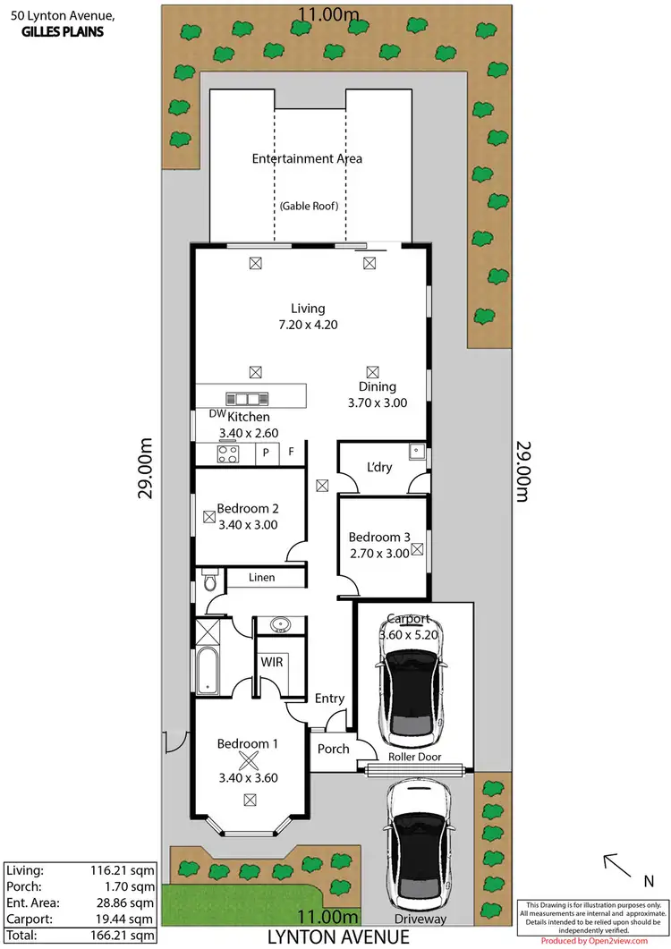 Floorplan of Homely house listing, 50 Lynton Ave, Gilles Plains SA 5086