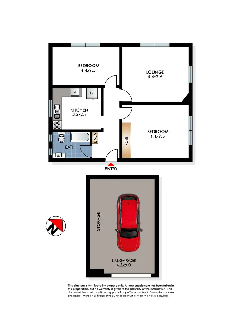Floorplan of Homely apartment listing, 7/9 Lucius Street, Bondi Beach NSW 2026
