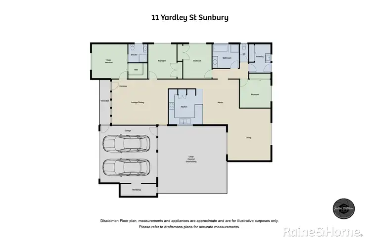 Floorplan of Homely house listing, 11 Yardley Street, Sunbury VIC 3429