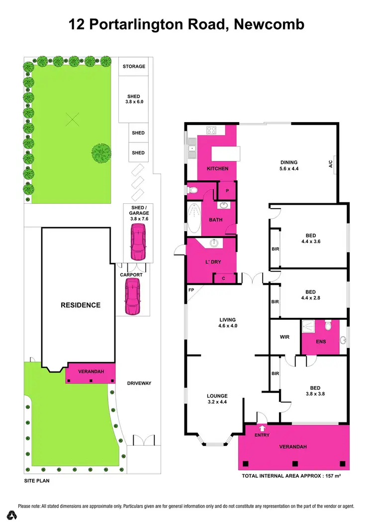 Floorplan of Homely house listing, 12 Portarlington Road, Newcomb VIC 3219