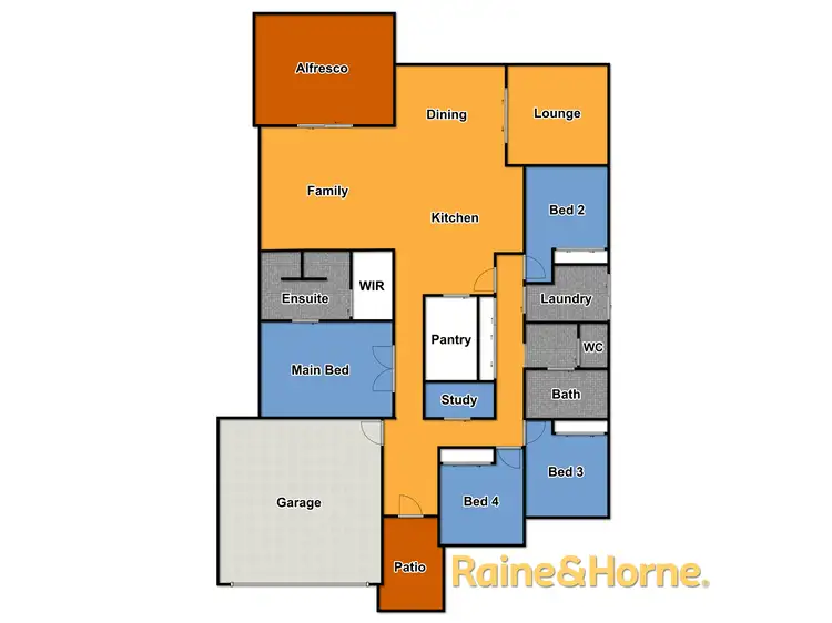 Floorplan of Homely house listing, 12 Wollomombi Parade, Dubbo NSW 2830
