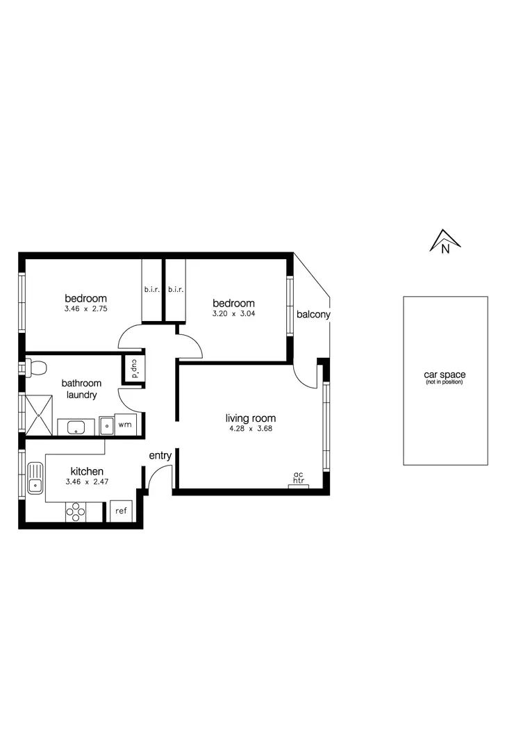 Floorplan of Homely apartment listing, 5/2 May Street, Altona North VIC 3025