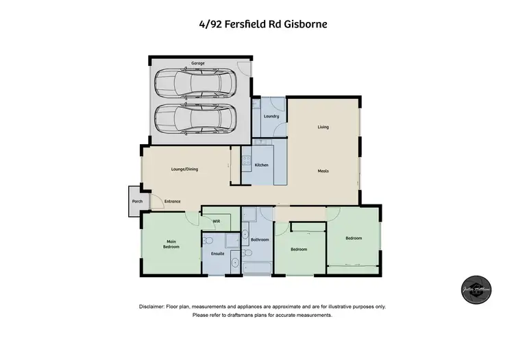 Floorplan of Homely unit listing, Unit 4, 92 Fersfield Road, Gisborne VIC 3437