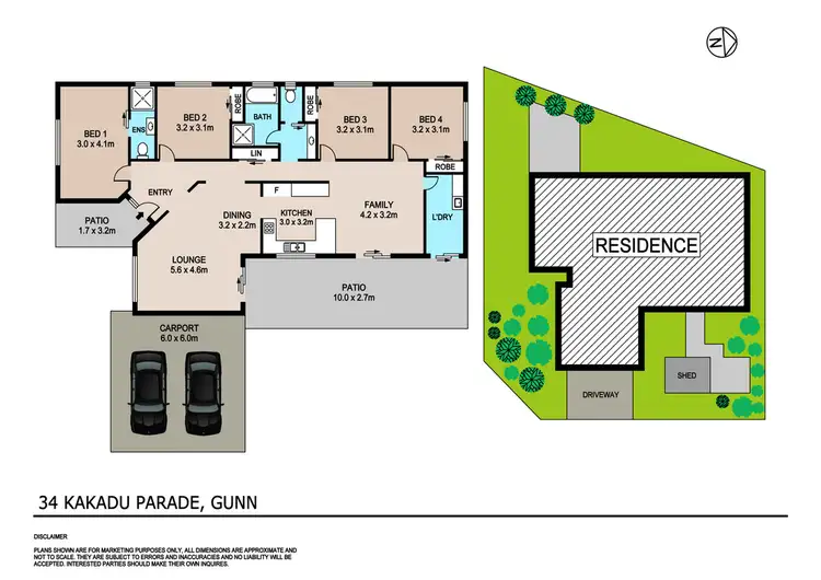Floorplan of Homely house listing, 34 Kakadu Parade, Gunn NT 832
