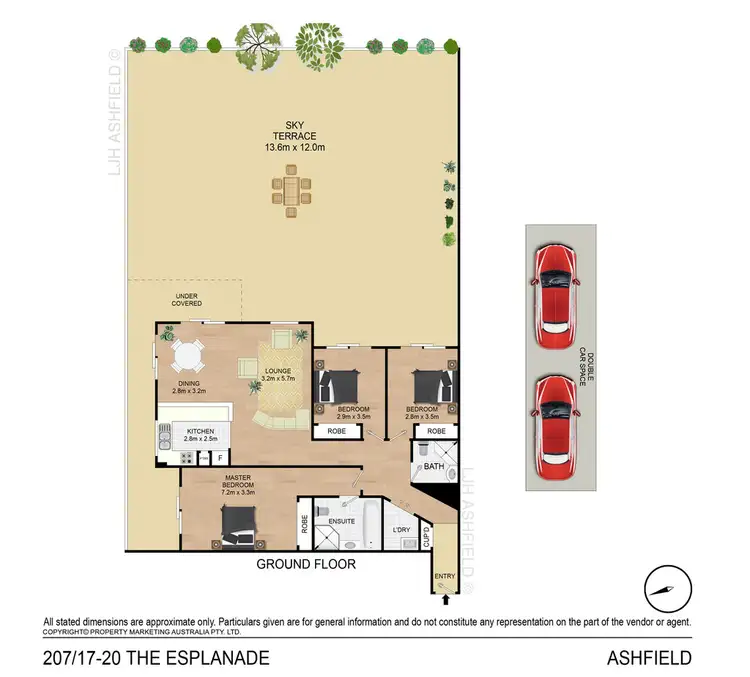 Floorplan of Homely unit listing, 207/17-20 The Esplanade, Ashfield NSW 2131