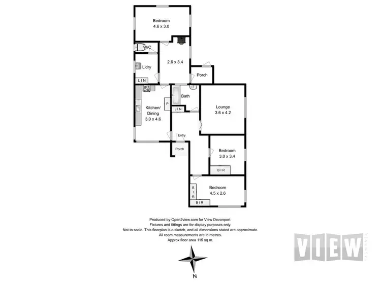 Floorplan of Homely house listing, 91 Parker Street, Devonport TAS 7310