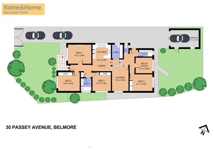 Floorplan of Homely house listing, 30 Passey Avenue, Belmore NSW 2192