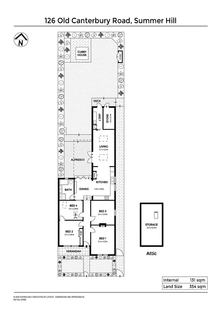 Floorplan of Homely house listing, 126 Old Canterbury Road, Summer Hill NSW 2130