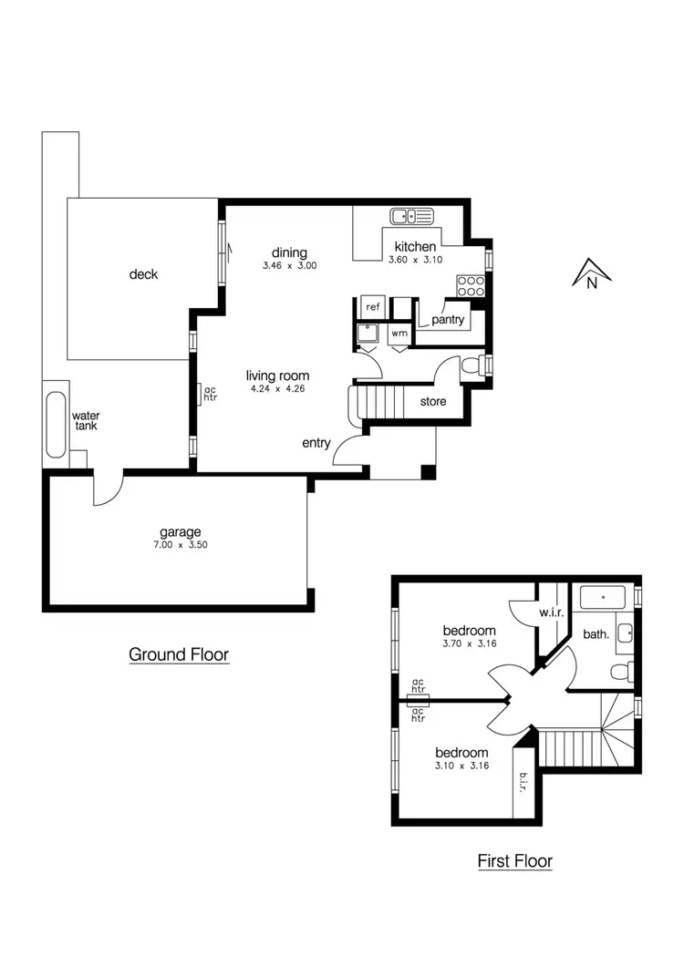 Floorplan of Homely house listing, 2/24 Jeffrey Avenue, Altona North VIC 3025